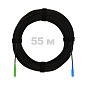 ПКО FTTH 2 проволоки с ВСЭ, проволока, 657 LSZH SC/APC-SC/UPC, черный 55 м