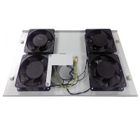 Блок на 4 вентилятора для охлаждения сервера (без термостата)