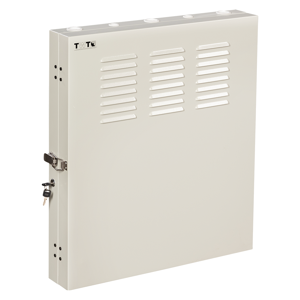 Шкаф настенный вертикальный, 2U 643x1083, серый