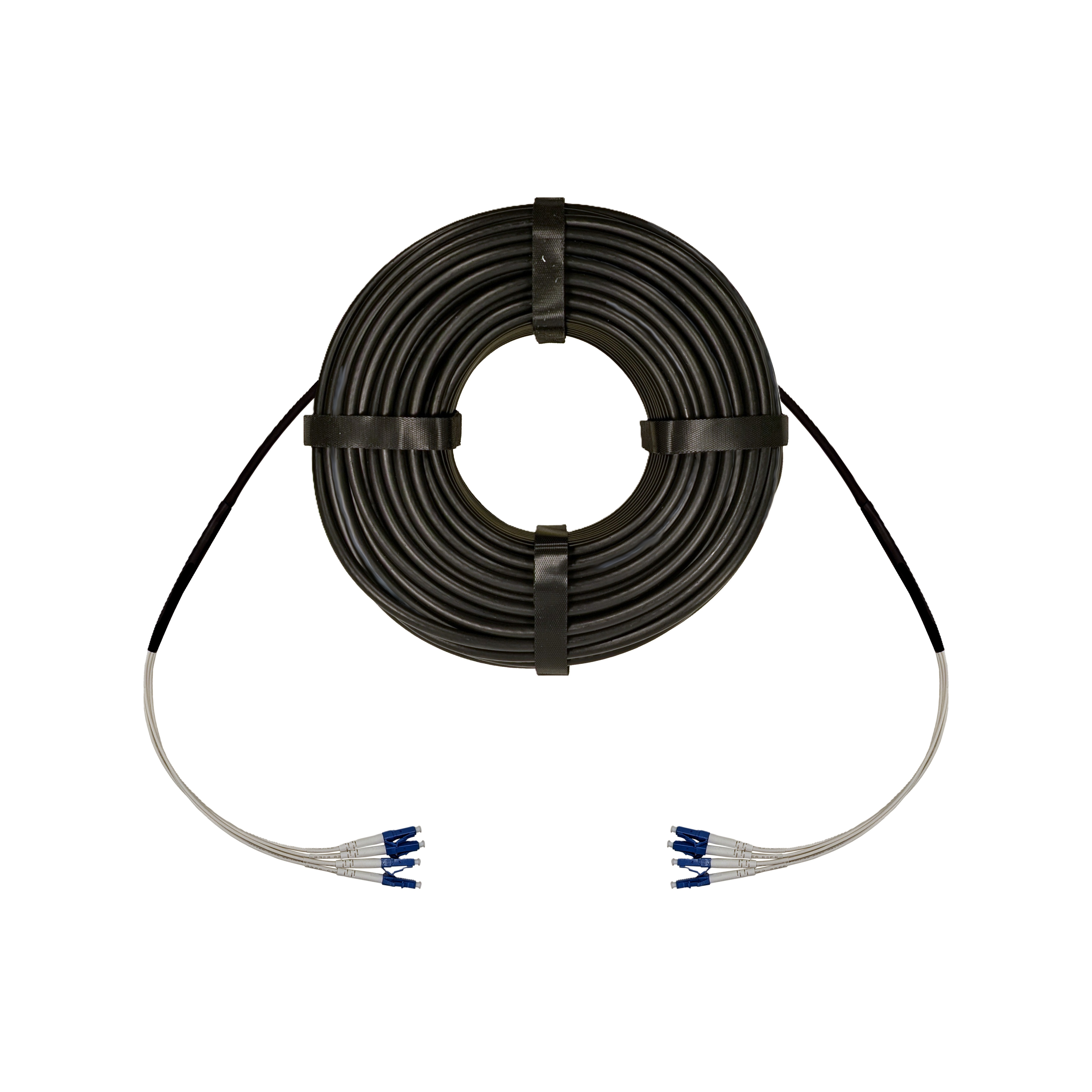 Кабельная сборка 4 волокна OM2 LC/UPC-LC/UPC 60 м