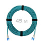 Патч-корд оптический армированный бронированный LC/UPC-LC/UPC MM (OM3) Duplex 2.0mm LSZH, 45 м.