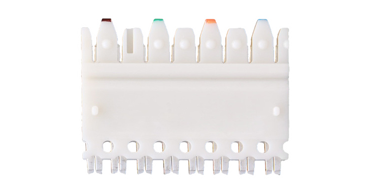 Коннектор 110 типа, Кат.5e, 4 пары, белый, уп-ка 100шт.