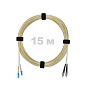 Патч-корд оптический LC/UPC-FC/UPC SM (G652D) 2mm DX LSZH 15 м