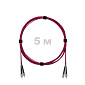 Патч-корд оптический армированный бронированный FC/UPC-FC/UPC MM (OM4) Duplex 3.0mm LSZH, 5 м.