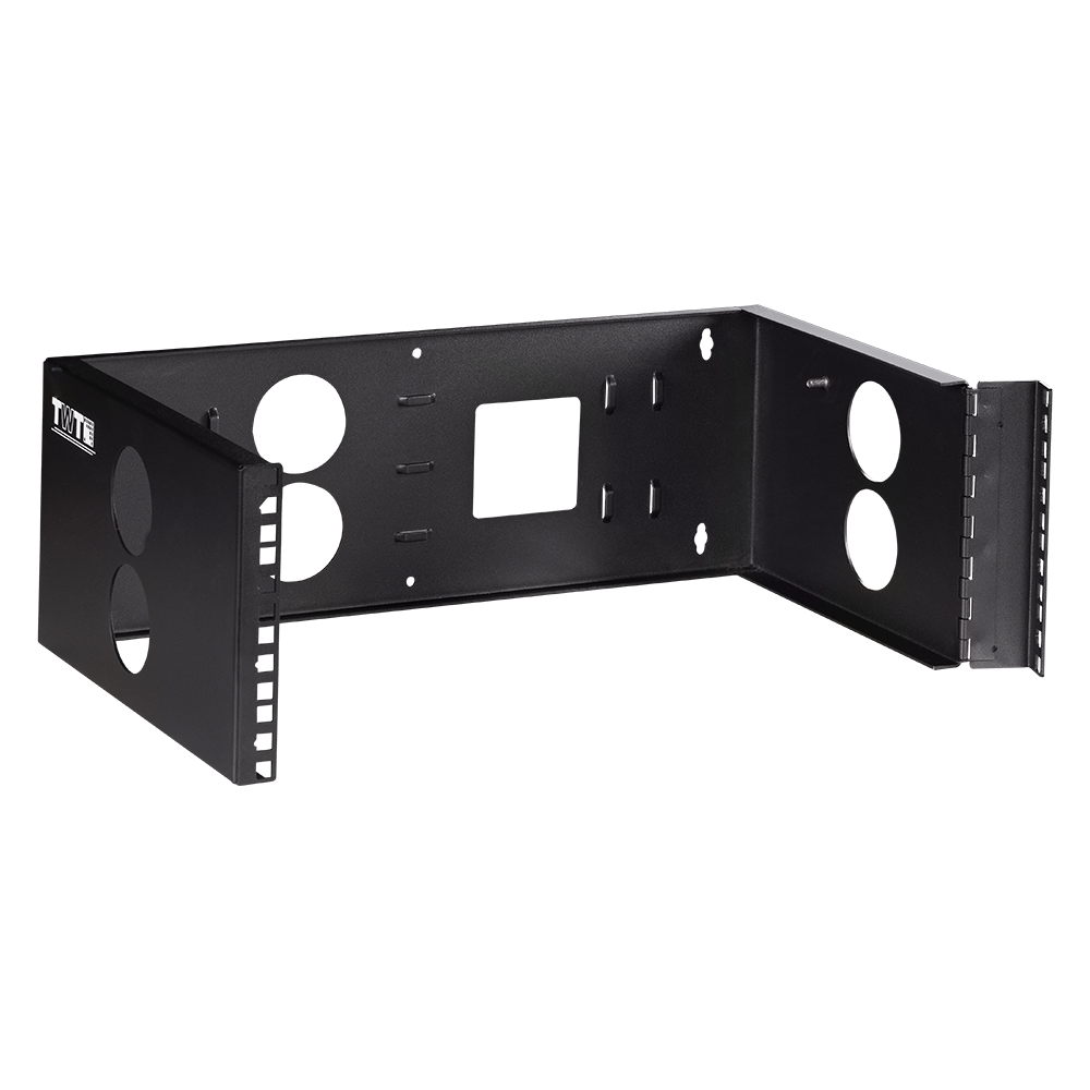 Рама настенная 19", поворотная, глубина 305 мм, 6U, черная