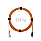 Патч-корд оптический ST/PC-ST/PC MM (OM2) 2mm duplex LSZH,  10 м.