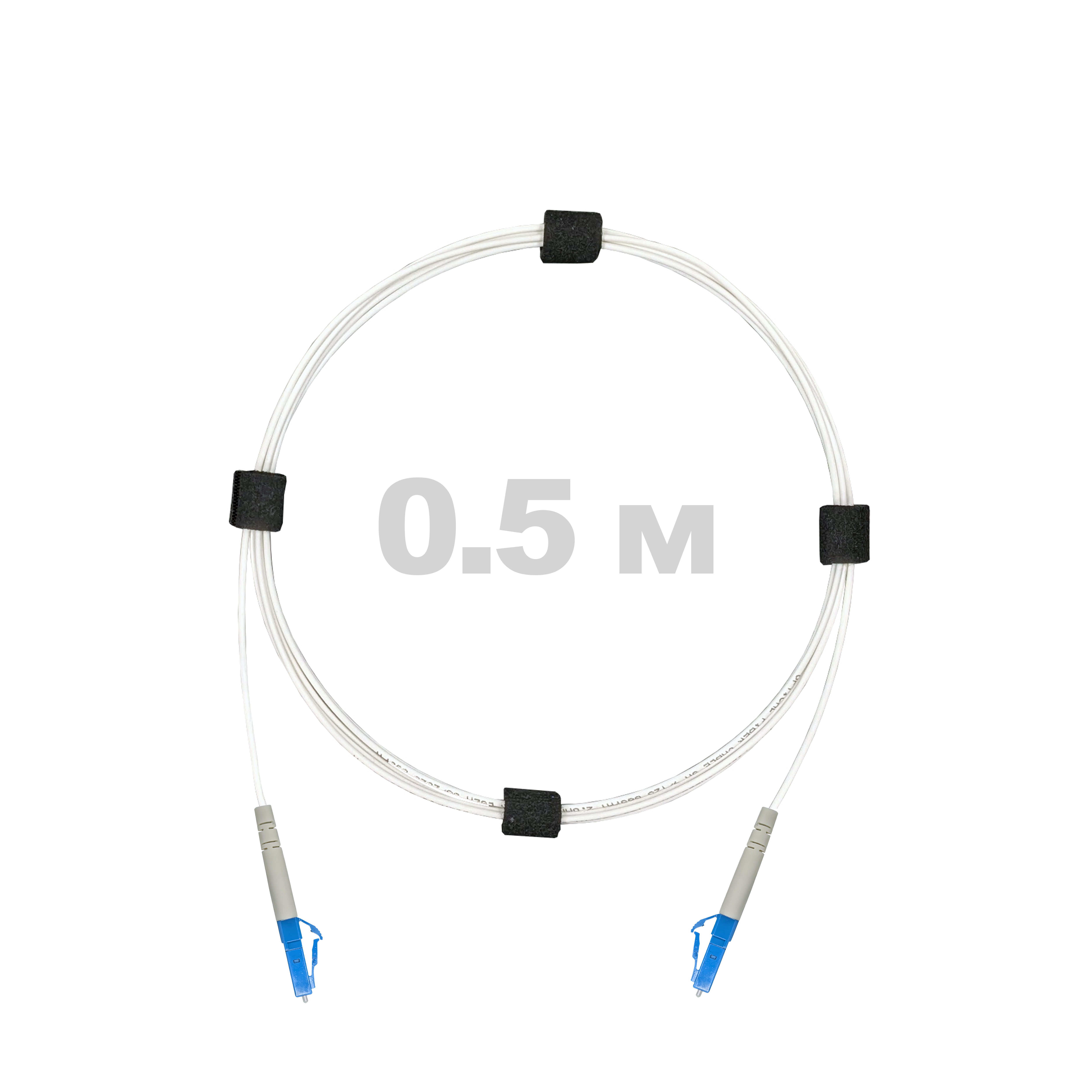 Патч-корд оптический LC/UPC-LC/UPC SM (G657.A1) 3mm SX LSZH 0,5 м