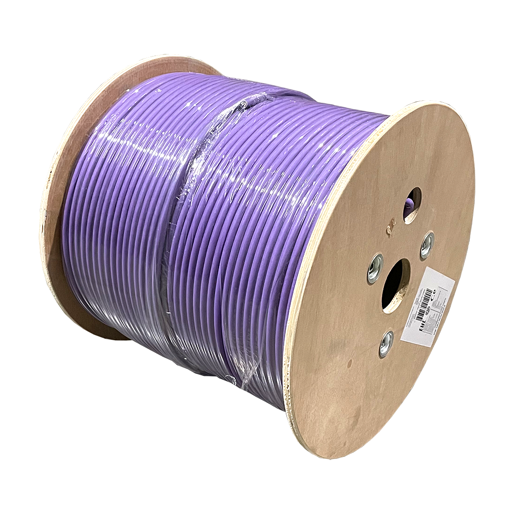 Кабель TWT FTP, 4 пары, Кат.6, нг(А)-LS, IEC 60332-3, 305 метров, фиолетовый__