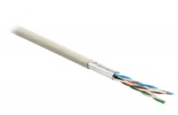 Витая пара UFTP4-C6-P26-IN-PVC-GY-500 U/FTP 4-х парная внутренняя Hyperline категория Cat.6 26 AWG многожильная с экраном