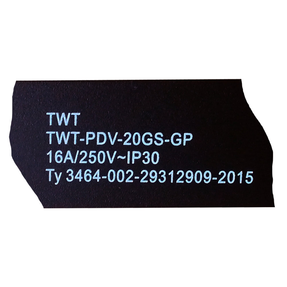 Вертикальный блок розеток, 20xSchuko, 250V, 16A, шнур 3 метра, вилка Schuko__