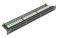 Патч-панель UTP 19" 1U 48 портов RJ-45 Cat.6 DUAL IDC TWIST