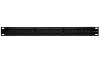 Патч-панель UTP 19" 1U 48 портов RJ-45 Cat.5e DUAL IDC TWIST