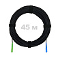 ПКО FTTH 2 проволоки с ВСЭ, проволока, 657 LSZH SC/APC-SC/UPC, черный 45 м