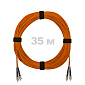 Патч-корд оптический армированный бронированный FC/UPC-FC/UPC MM (OM2) Duplex 2.0mm LSZH, 35 м.