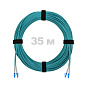 Патч-корд оптический LC/UPC-LC/UPC MM (OM3) 3mm duplex LSZH,  35 м.