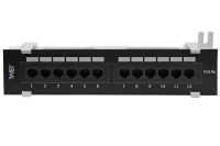 Патч-панель UTP 1U 12 портов RJ-45 настенная Dual IDC Cat.5e TWIST