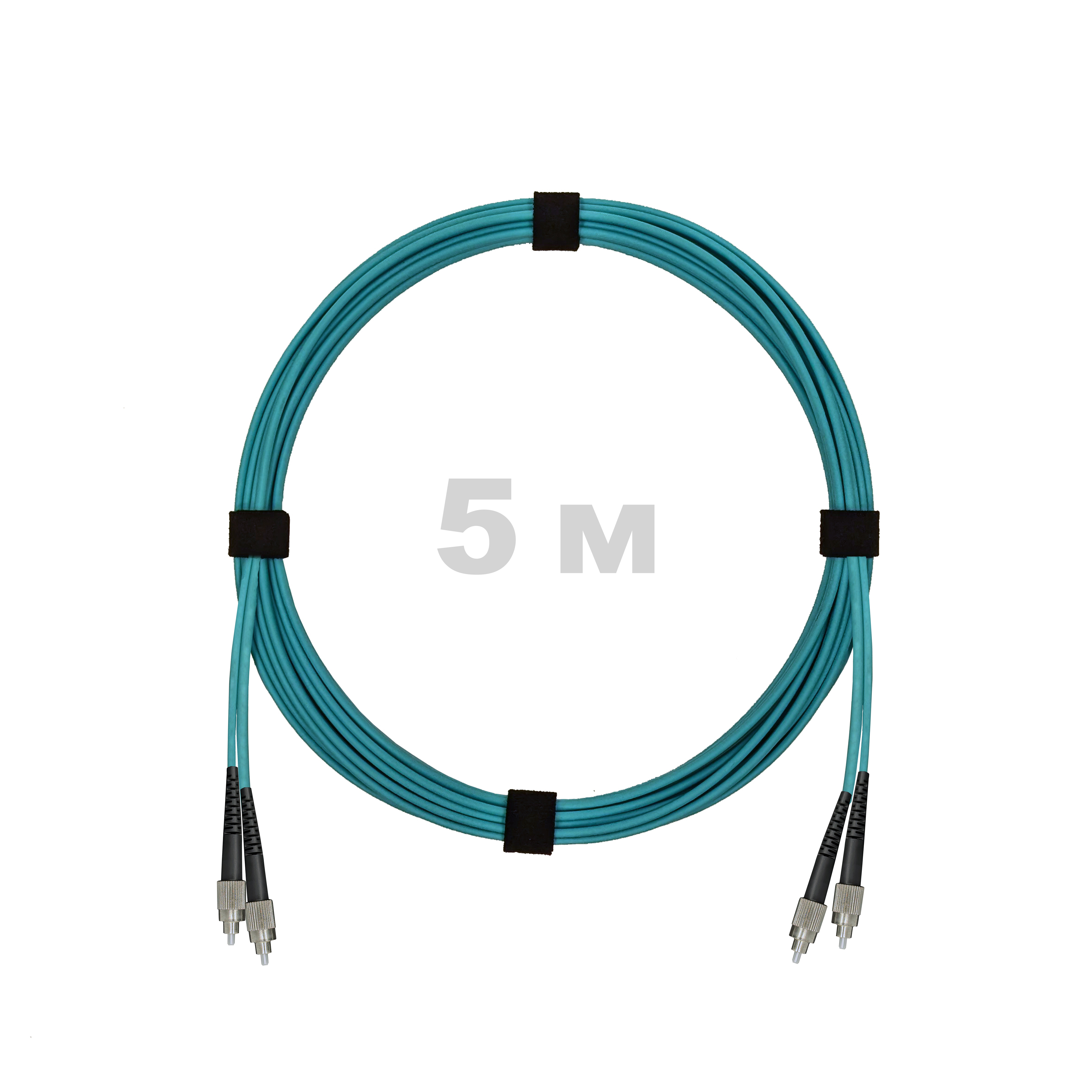 Патч-корд оптический армированный бронированный FC/UPC-FC/UPC MM (OM3) Duplex 2.0mm LSZH, 5 м.