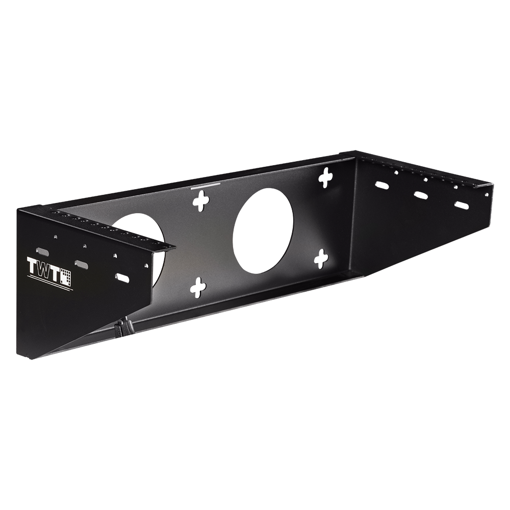 Рама настенная/потолочная 19", 3U, черная__