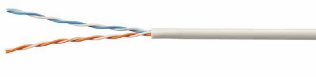 Кабель 1693203 витая пара кат. 5е SkyNet Premium UTP, внутренний, 2x2x0.51 Cu, PVC, серый