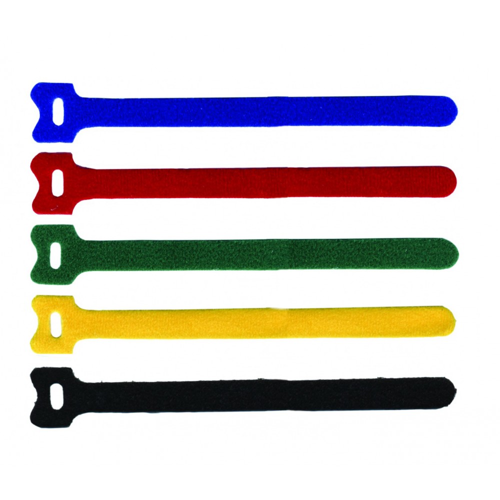 Хомут-липучка 210мм, 20 шт., оранжевый