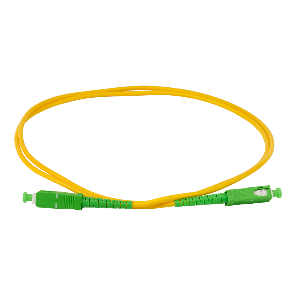 Патч-корд оптический TWT, PVC, симплексный, SC/APC-SC/APC, SM OS2, 0.5 м