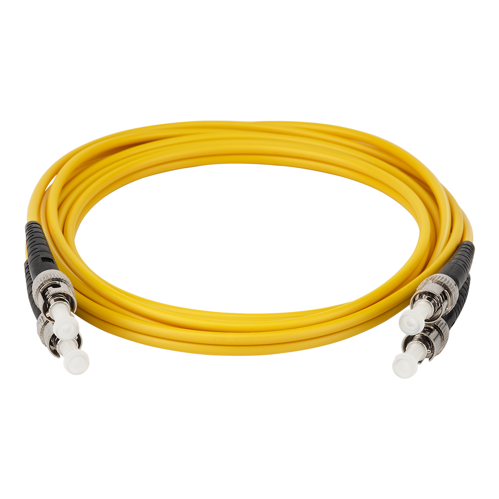 Патч-корд оптический TWT, PVC, дуплексный, ST/UPC-ST/UPC, SM OS2, 3.0 м