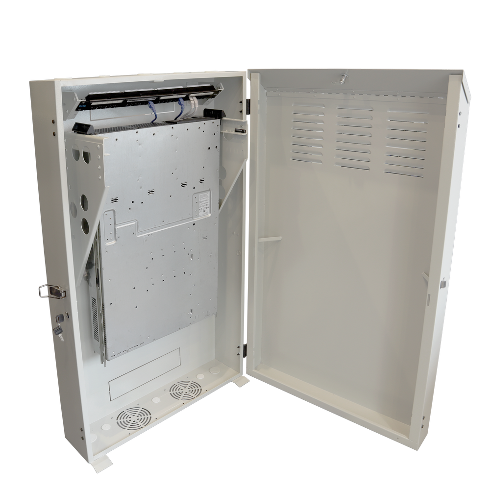 Шкаф настенный вертикальный, 5U 643x1083, серый__