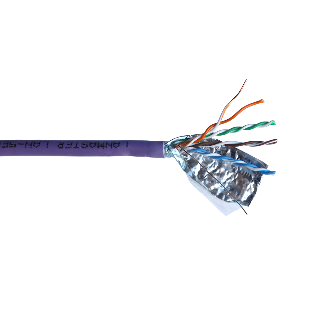 Кабель LANMASTER F/UTP, 4 пары, Кат. 5E, 200 МГц, LSZH, нг(А)-HF, оранжевый, 305 м__