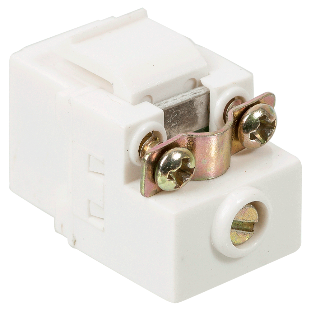 Модуль Keystone, TV-розетка, винтовое соединение, белый__