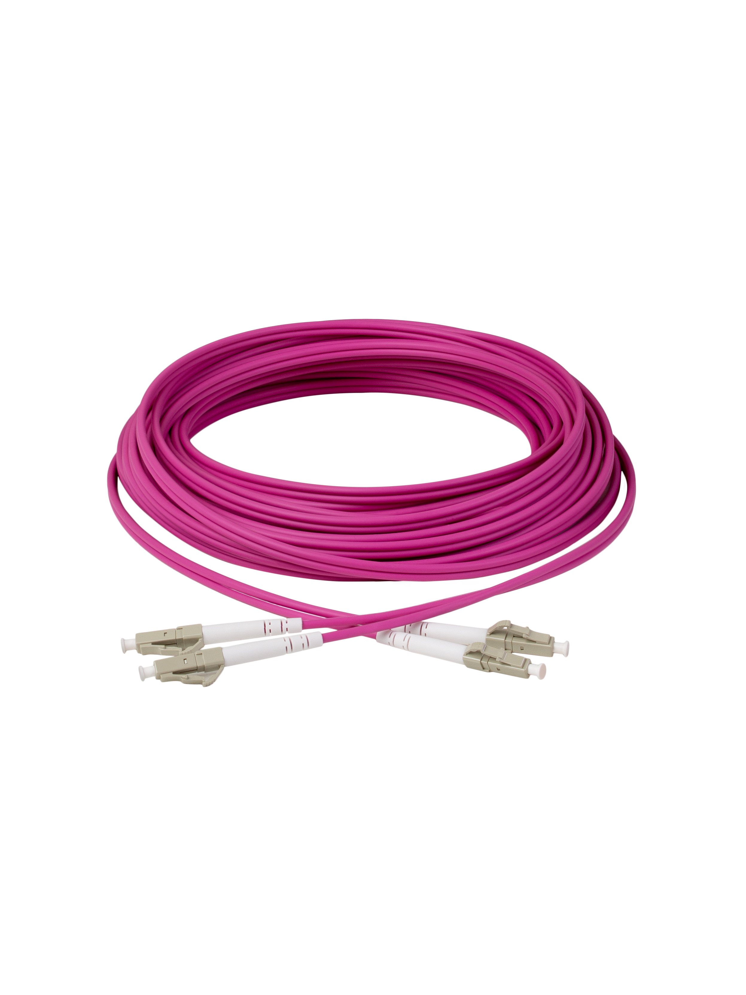 Патч-корд оптический LC/UPC-LC/UPC, MM (OM4) 3mm, duplex, LSZH, 20 м