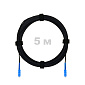 Патч-корд оптический FTTH комбинированный, диэлектрик FRP, G.657 LSZH 2SC/UPC, черный 5 м