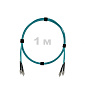 Патч-корд оптический FC/UPC-FC/UPC MM (OM3) 2mm duplex LSZH,  1 м.