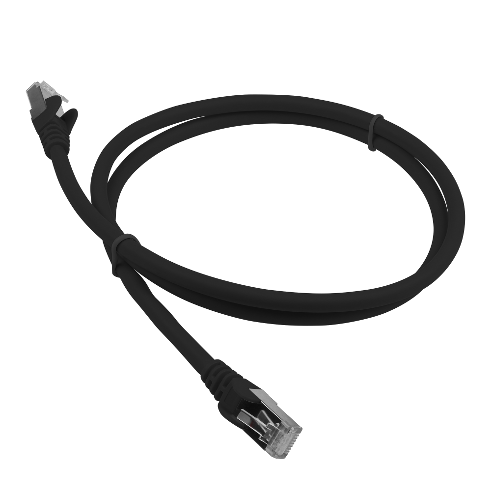 Патч-корд LANMASTER LSZH FTP кат.6A, 10 м, зеленый__