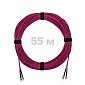 Патч-корд оптический ST/PC-ST/PC MM (OM4) 3mm duplex LSZH,  55 м.