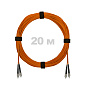 Патч-корд оптический FC/UPC-FC/UPC MM (OM2) 2mm duplex LSZH,  20 м.
