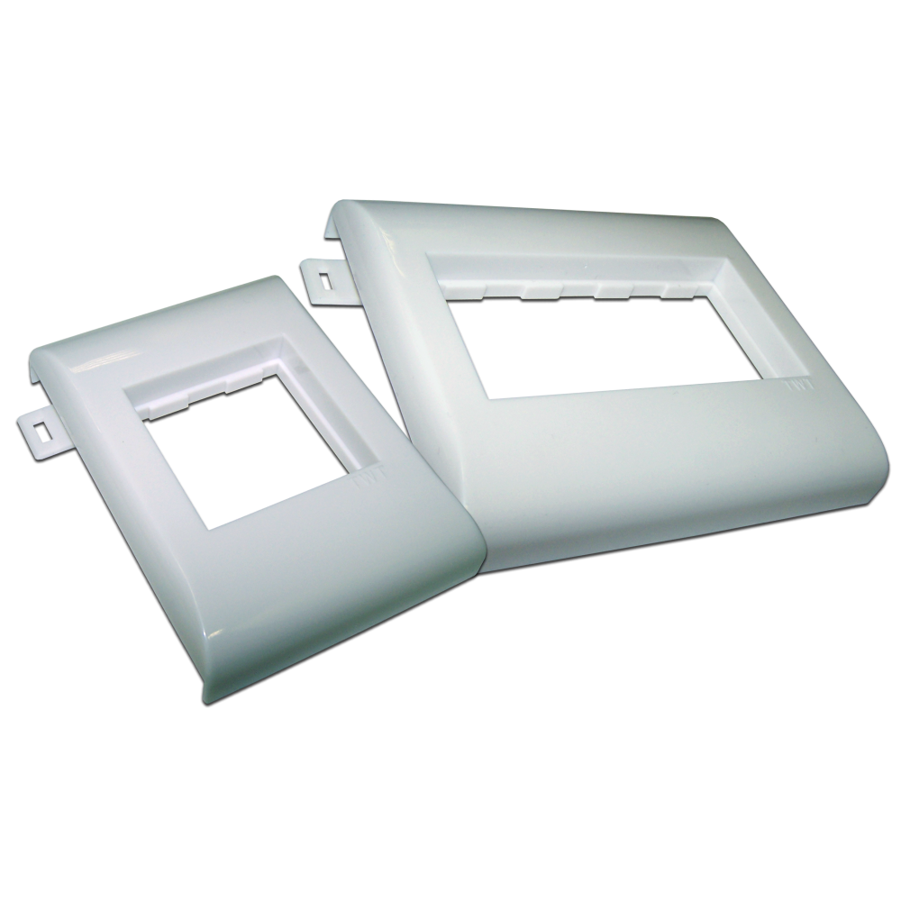 Суппорт пластиковый безвинтовой на защелках, на короб TWT 100мм