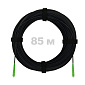 Патч-корд оптический FTTH с выносным силовым элементом, диэлектрик FRP, G.657 LSZH 2SC/APC, черный 85 м