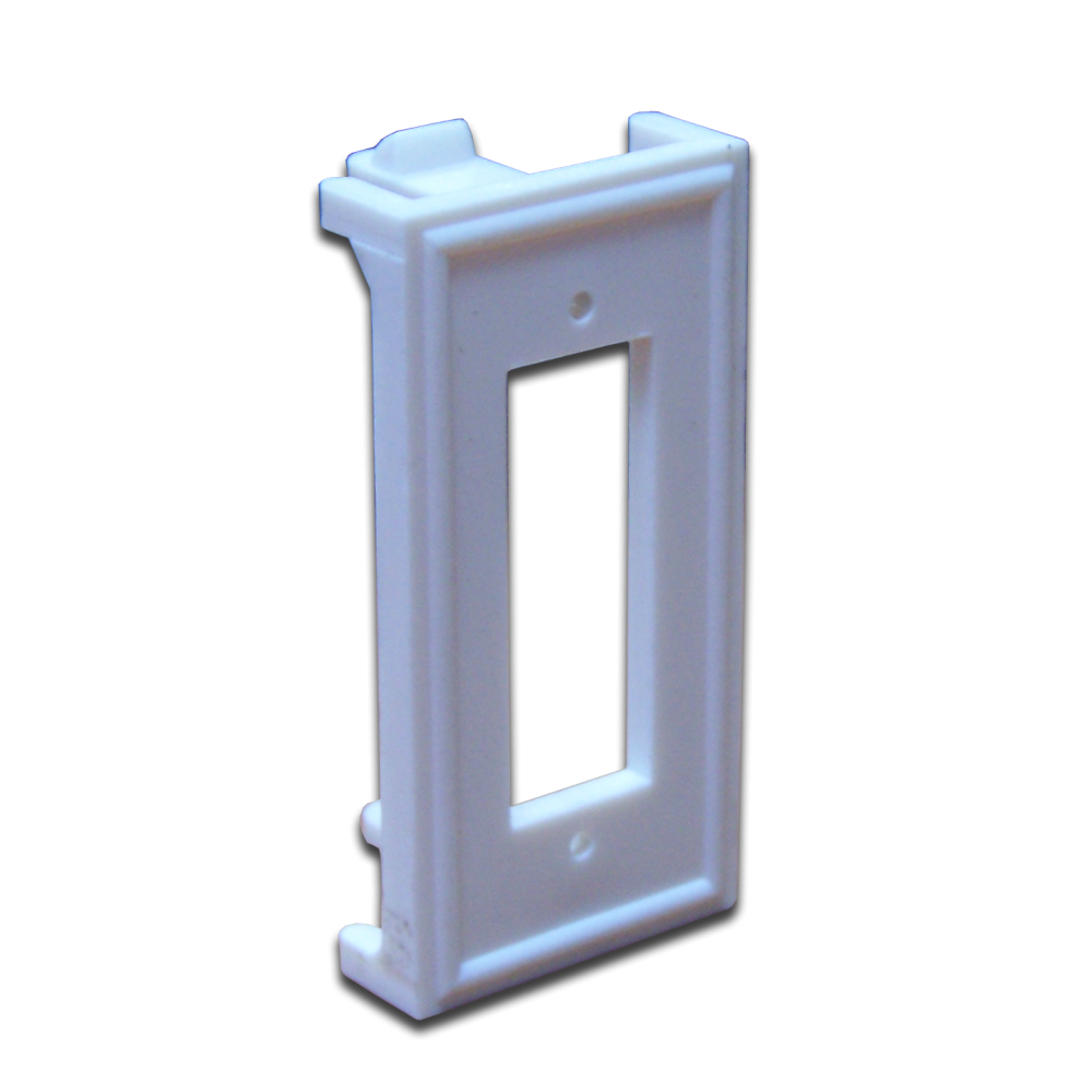 Вставка 22.5х45 под дуплексный оптический адаптер, белая