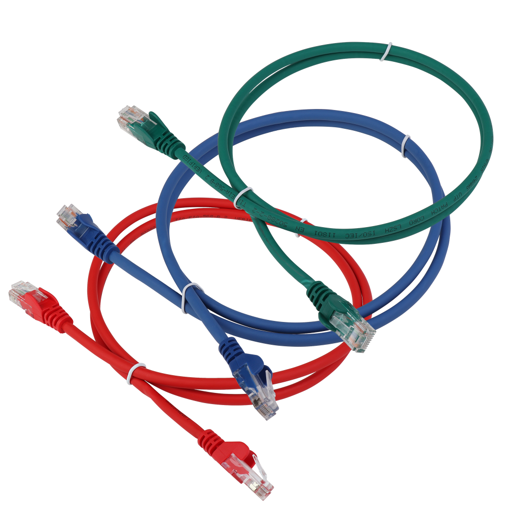 Патч-корд LANMASTER LSZH UTP кат.5e, 15 м, красный