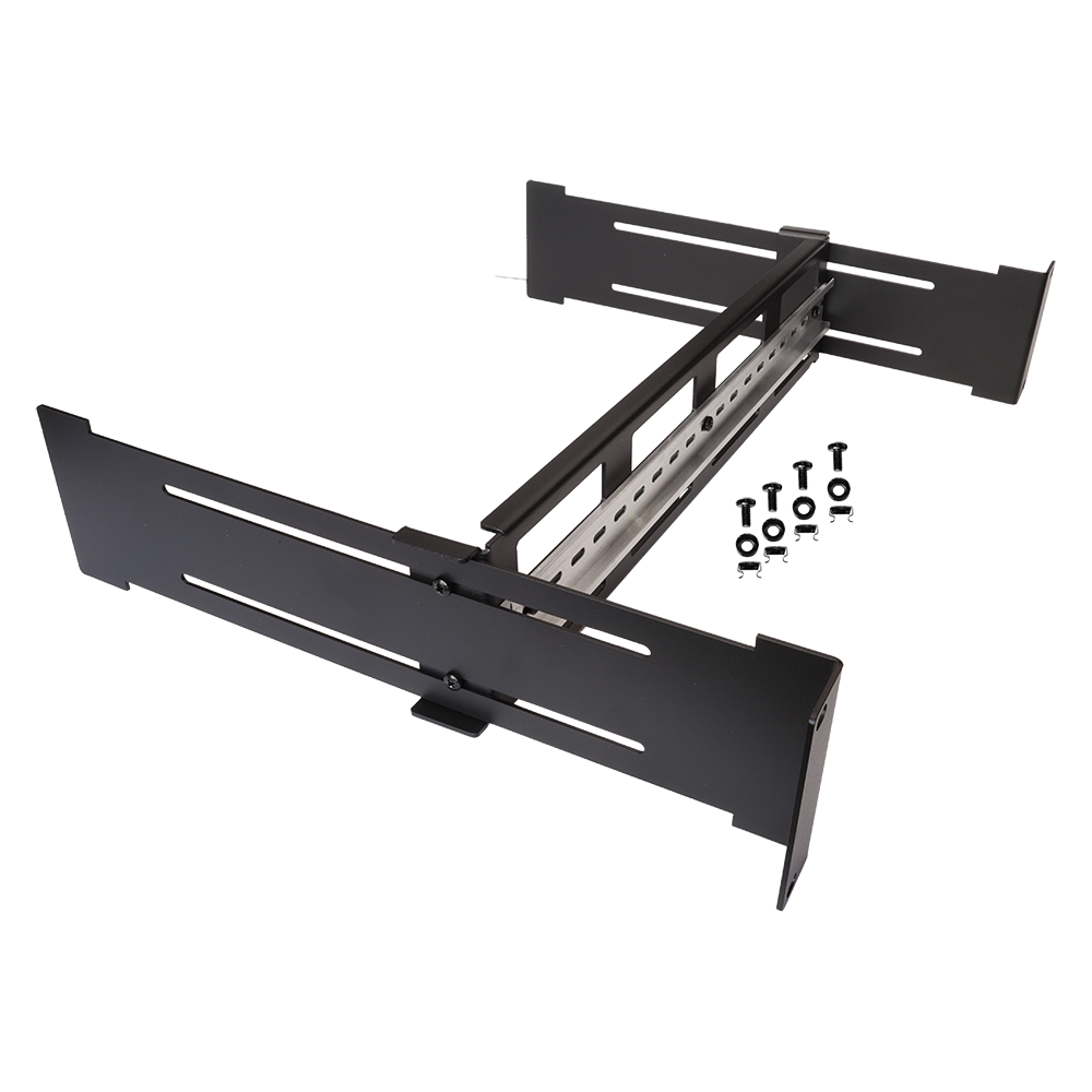 19" рама с DIN-рейкой для установки электроавтоматов, 2U__