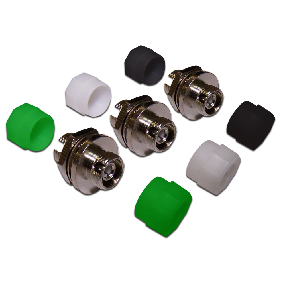 Адаптер оптический LANMASTER FC/APC, SM, металл, симплексный