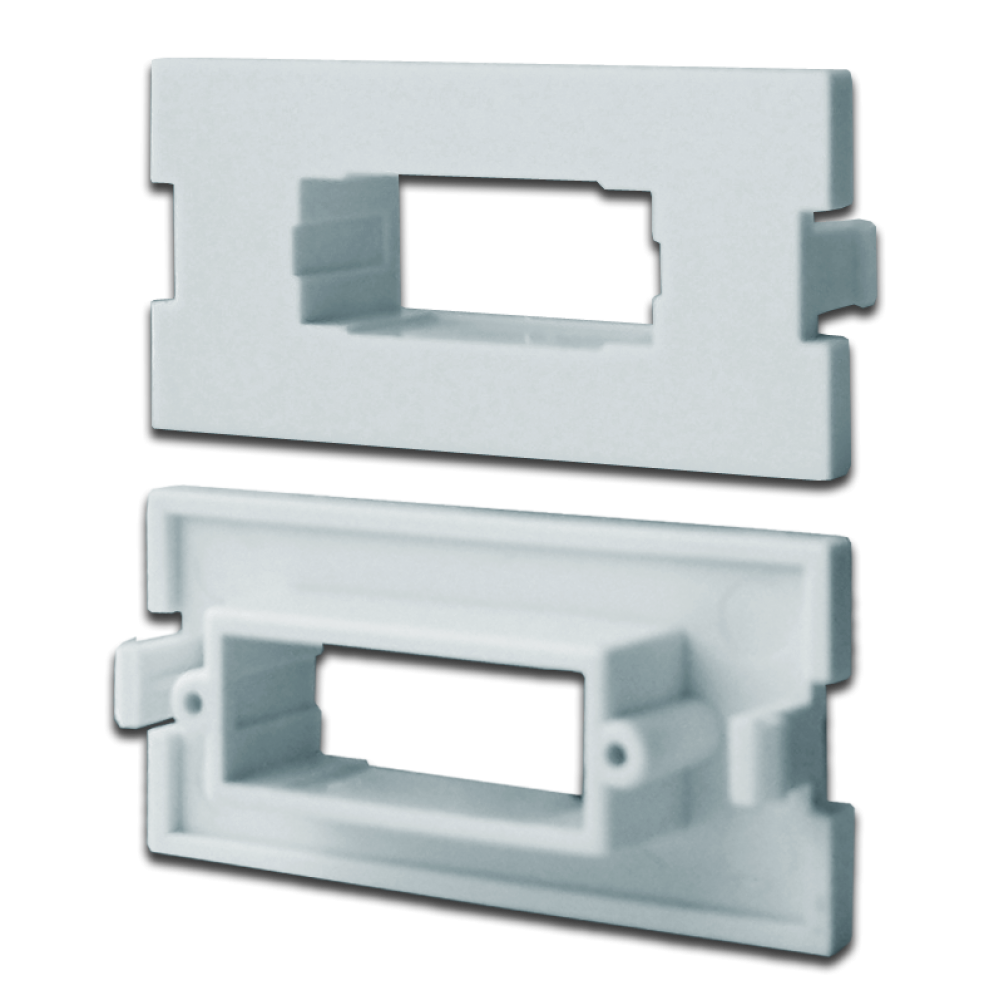 Вставка модульная под дуплексный адаптер SC в розетку LAN-MB, белая__