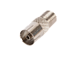 Адаптер для коаксиальных кабелей, F-тип-PAL-female, металлик, уп-ка 100 шт.