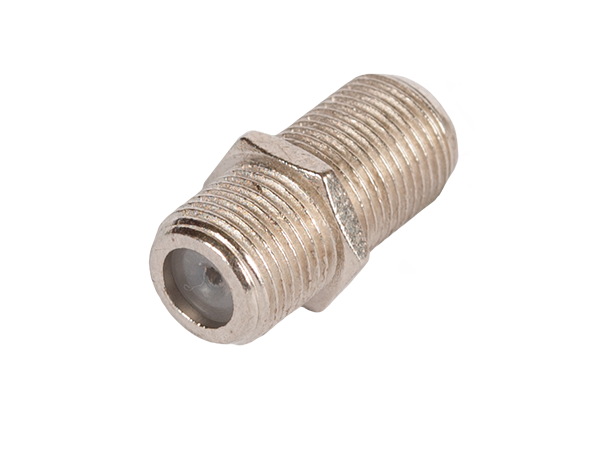 Кабельный соединитель, F-F типа, металлик, уп-ка 100 шт.__