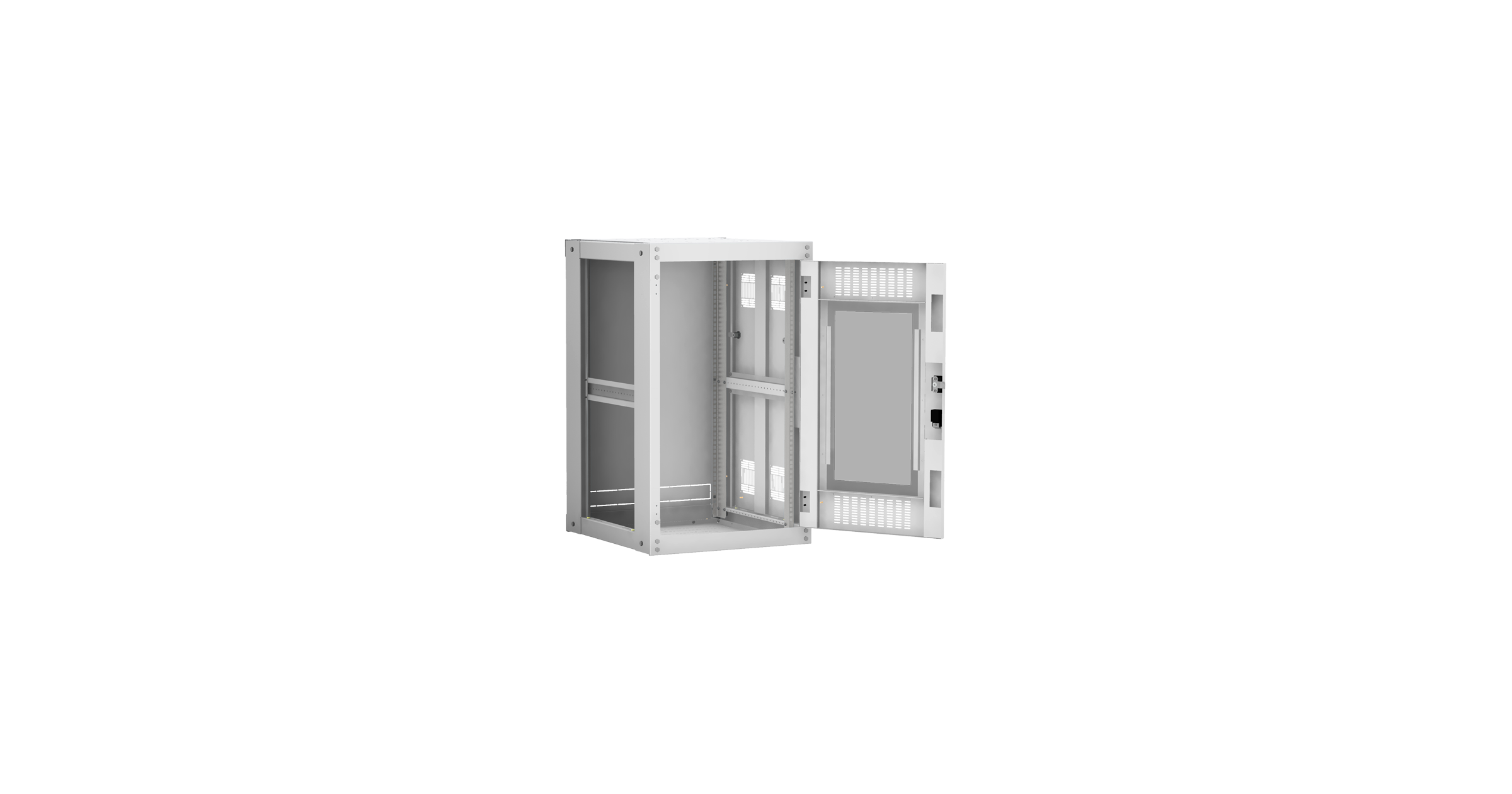 Напольный шкаф, 19", 18U, стекло, 600х600, серый__