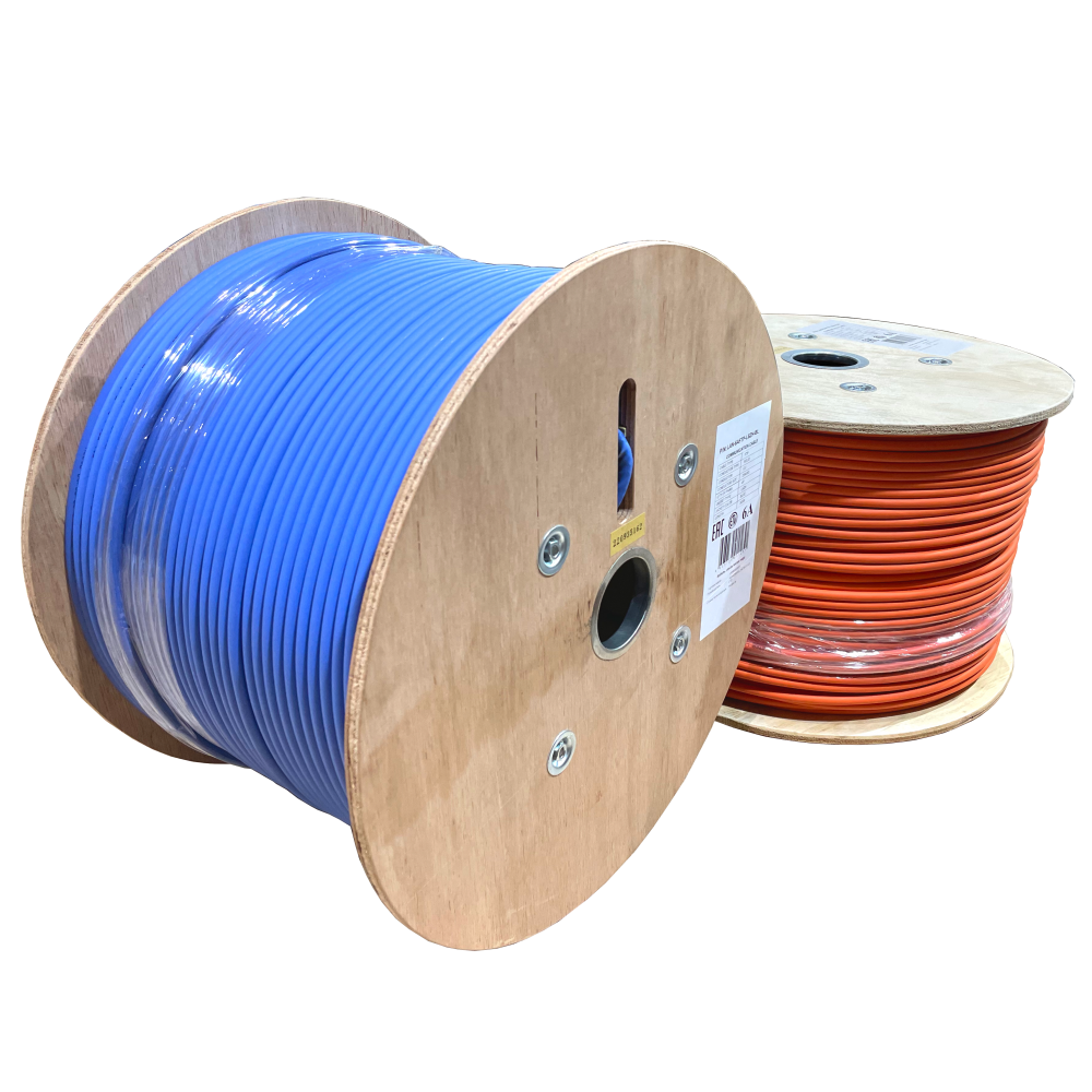 Кабель LANMASTER FTP, 4 пары, кат. 6A, с перегородкой, 500Mhz, LSZH, синий, 305 м__