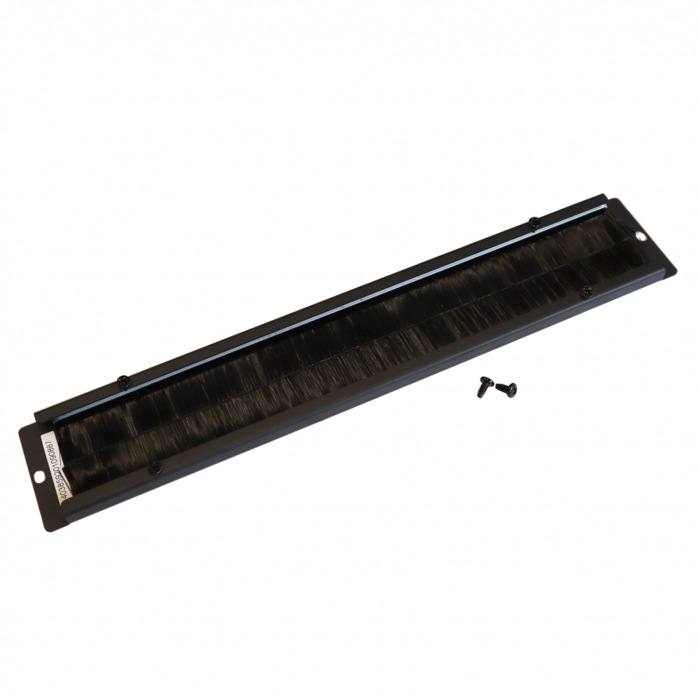 Щеточный кабельный ввод для напольных шкафов Business, черный