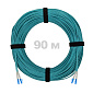 Патч-корд оптический LC/UPC-LC/UPC MM (OM3) 3mm duplex LSZH,  90 м.