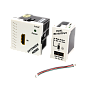 Конвертор RJ45-HDMI, передатчик + блок питания, формата Mosaic, 45x45мм + 22.5х45мм, белые