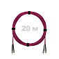 Патч-корд оптический ST/PC-ST/PC MM (OM4) 3mm duplex LSZH,  20 м.